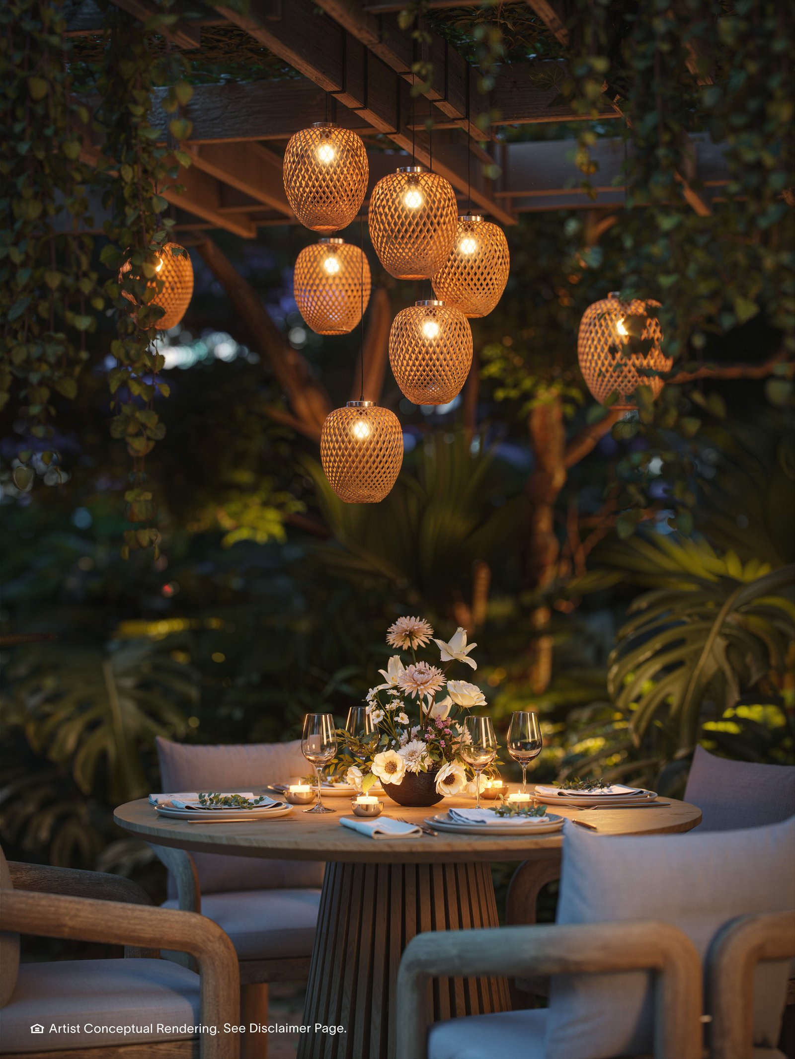 All-day dining with herb garden seating