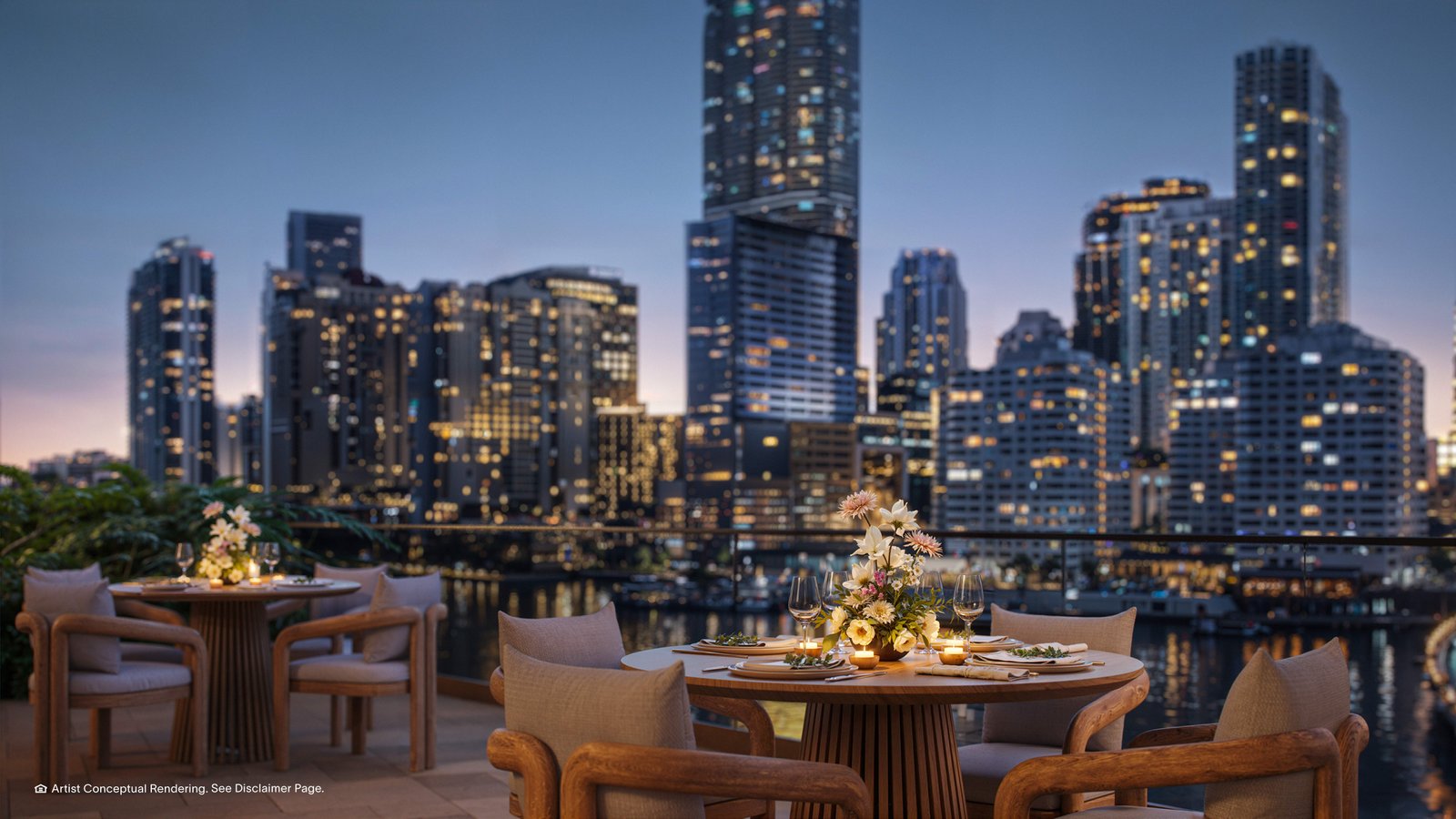 All-day dining with skyline seating