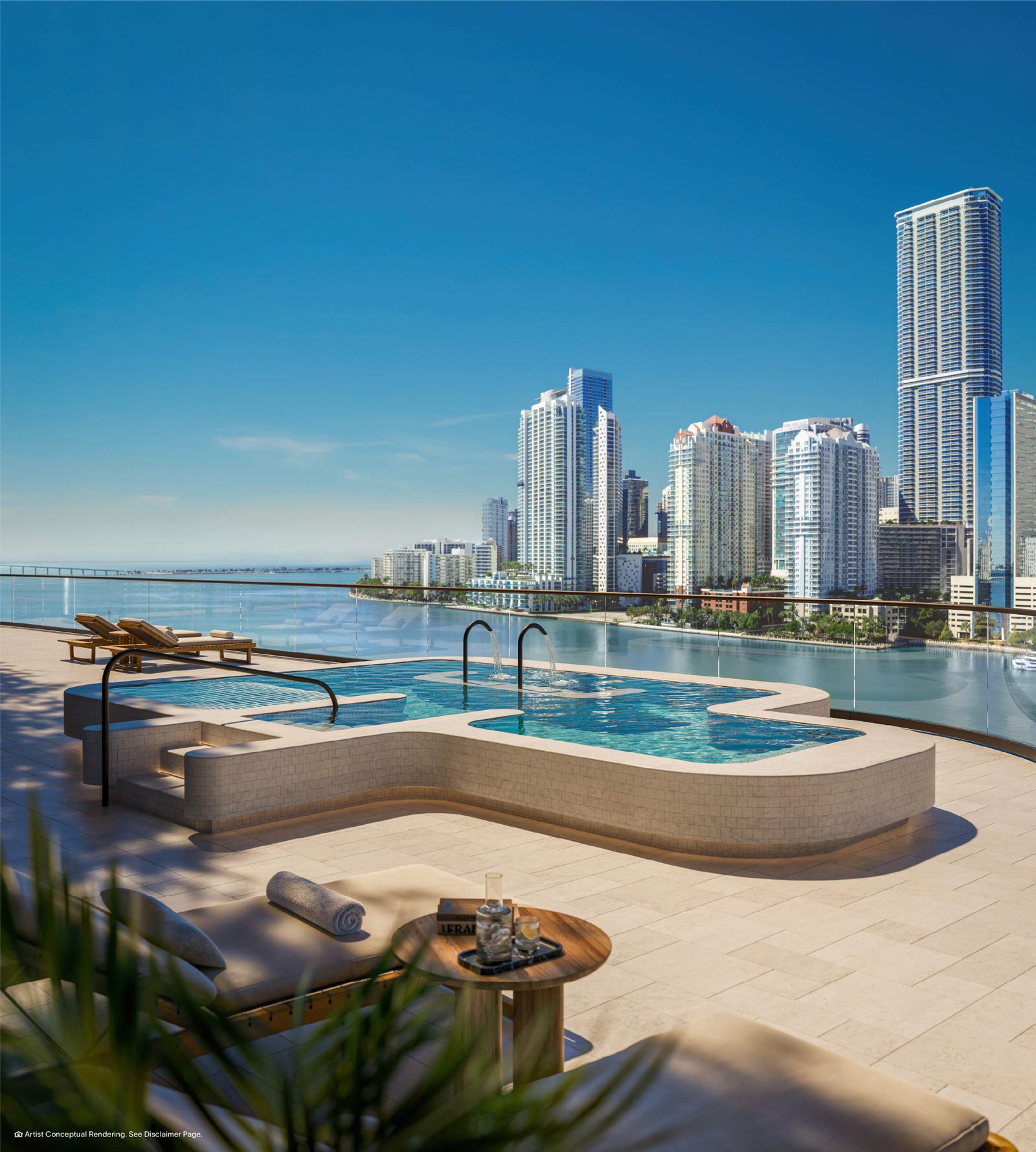 Outdoor vitality pool