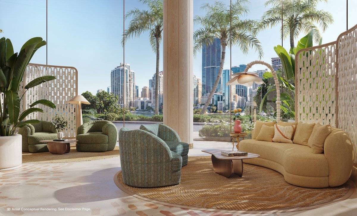 North Tower private residential lobby