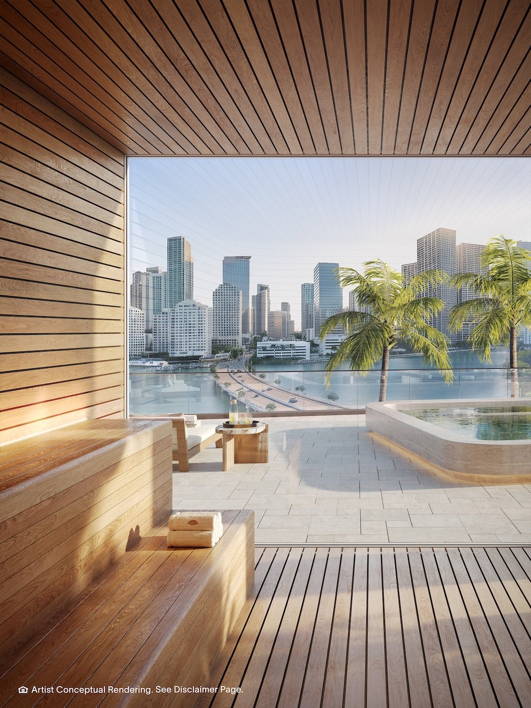 Social spa sauna