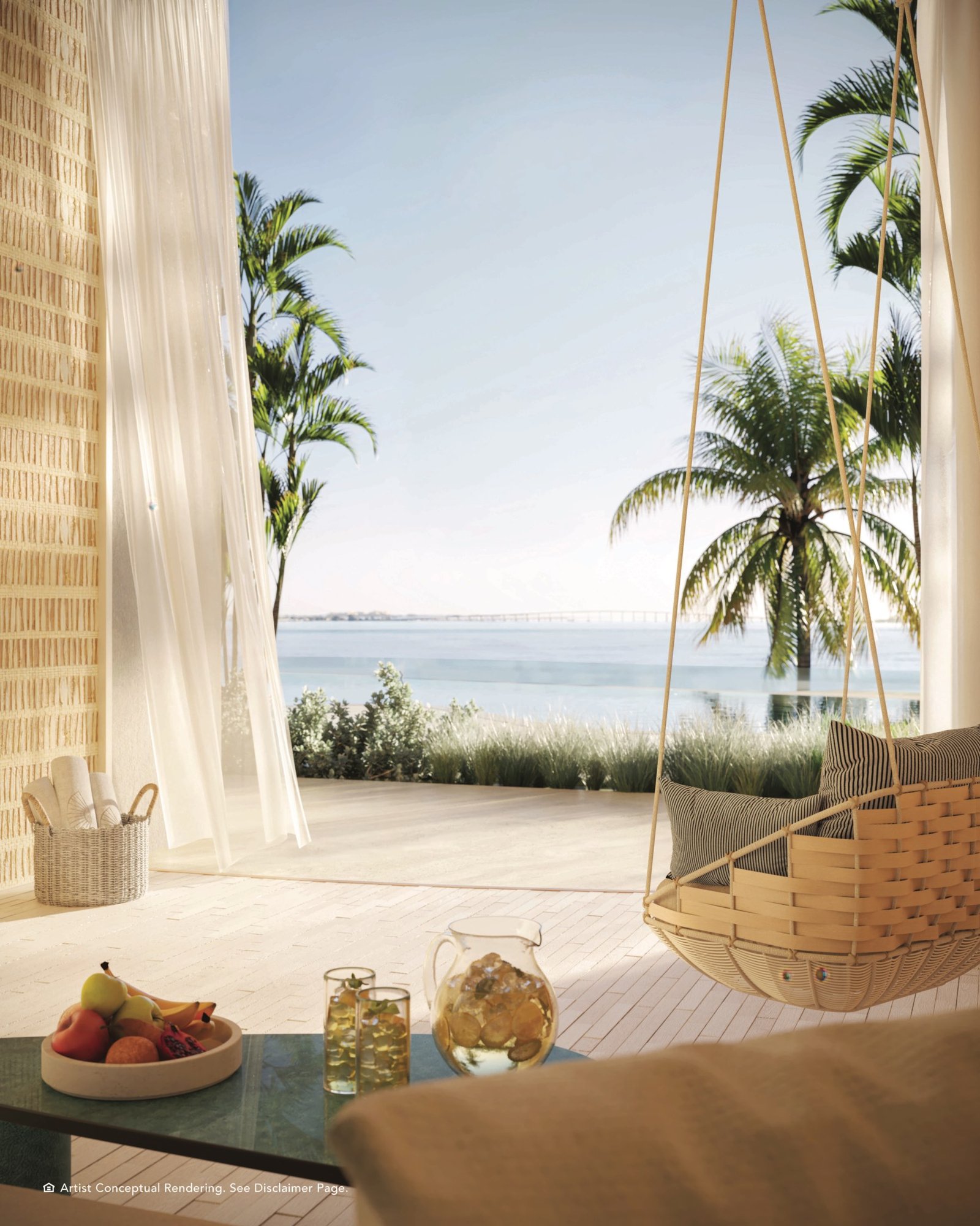 Ocean pool cabana