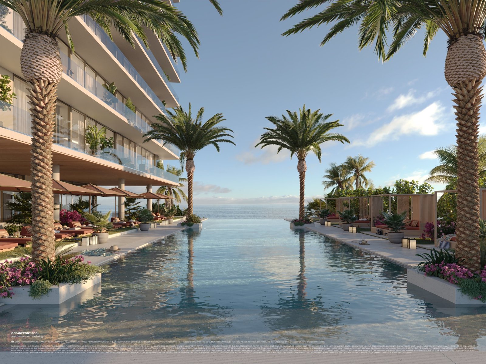 Rosewood Residences porte-cochère arrival